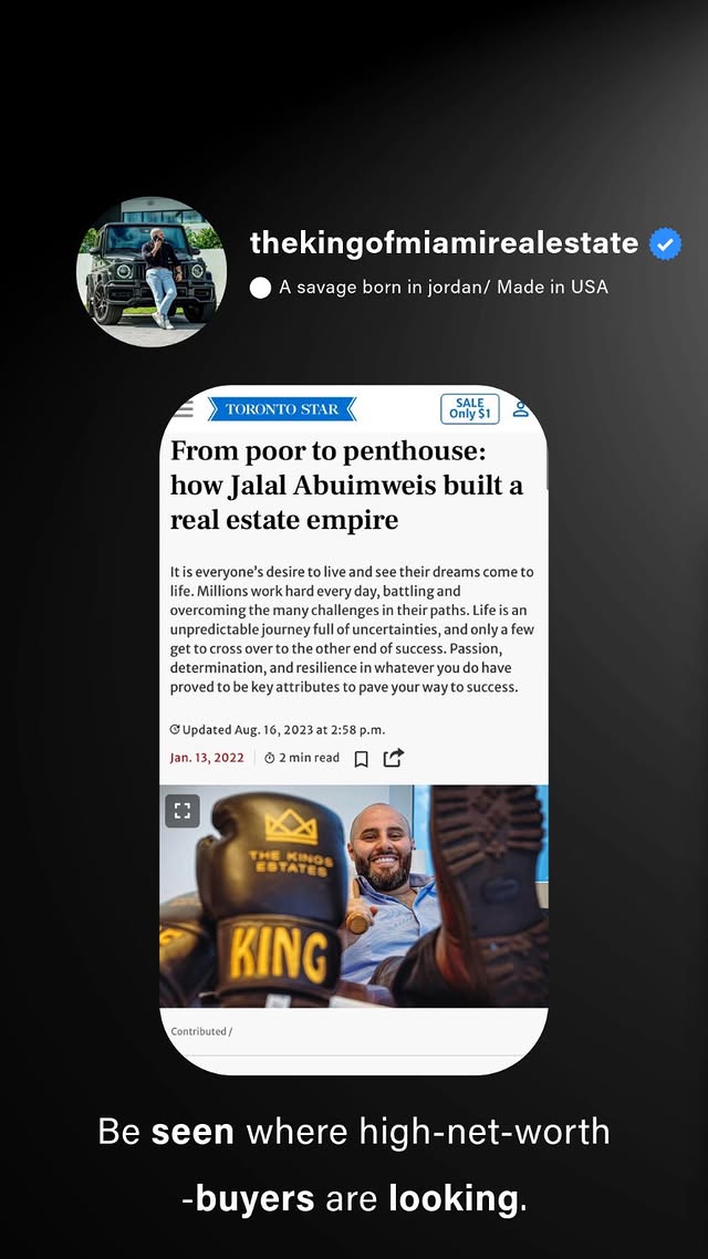 Story - thekingofmeamirealestate